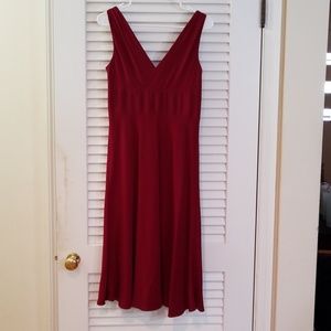 Cranberry a-line dress